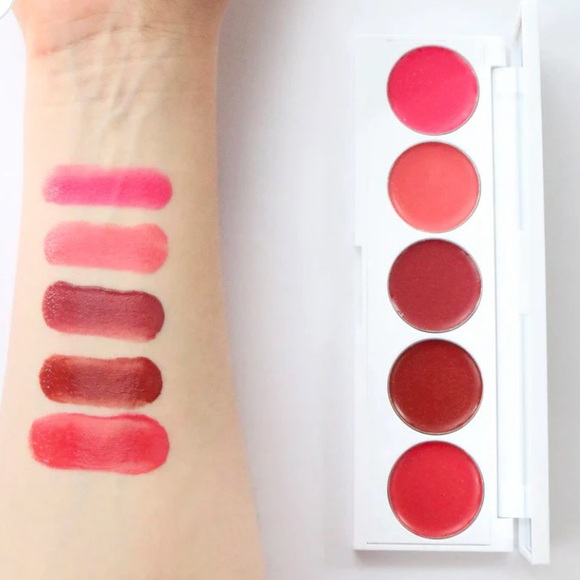 Seraphine botanicals Cream Lip & Cheek Palette with SLMISSGLAM Brush NEW - Picture 6 of 11